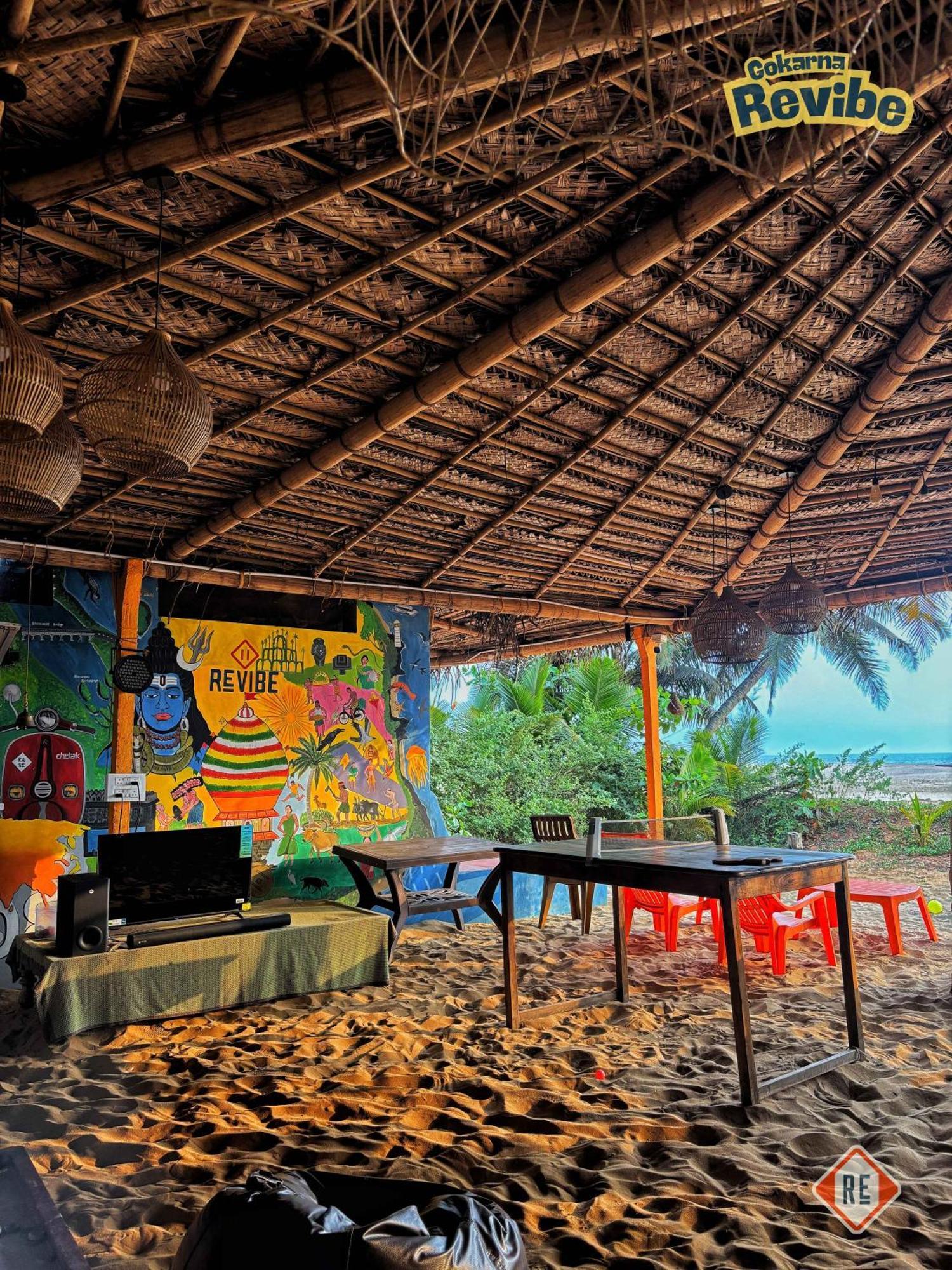 גוקרנה Revibe Beach Hostel Gokarna מראה חיצוני תמונה